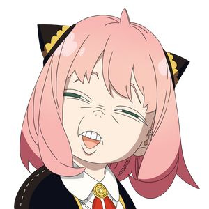 Grinning anime character reacting to the free hosting offer